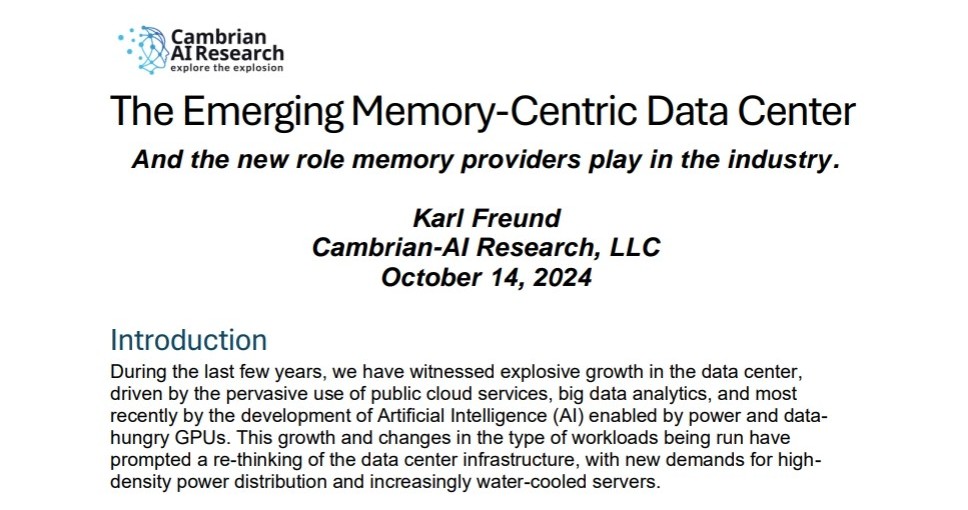 Cambrian-AI Research white paper preview